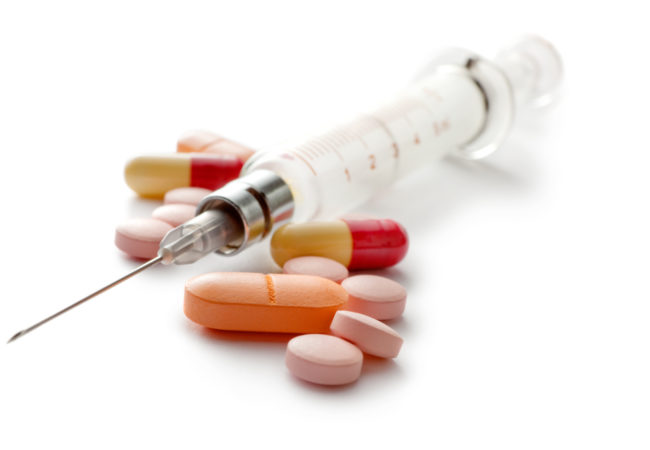 Medical: Pills and Syringe